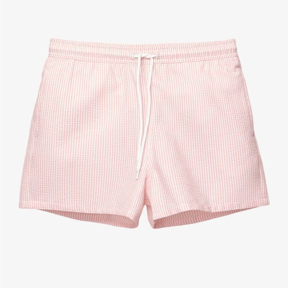 Pull&Bear Light Pink Athletic Shorts